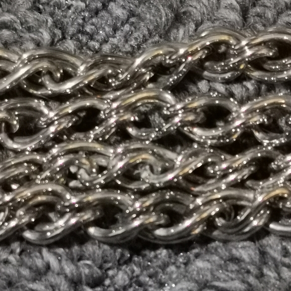 Nina Ricci gold and silver statement chain - Picture 2 of 3